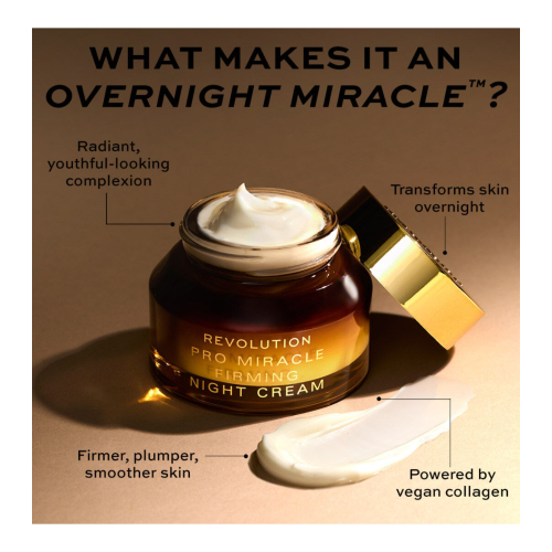 Revolution Pro - Crema da notte al collagene Miracle Firming