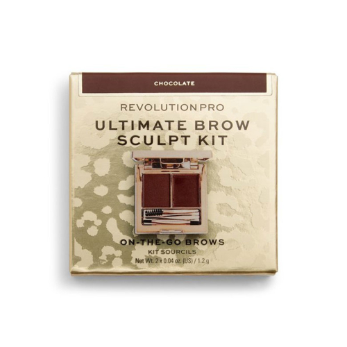 Revolution Pro - Kit per sopracciglia Ultimate Brow Sculpt Kit - Chocolate