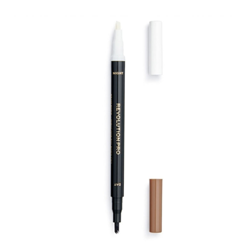 Revolution Pro - Matita e siero per sopracciglia 24Hr Brow  - Ash Brown