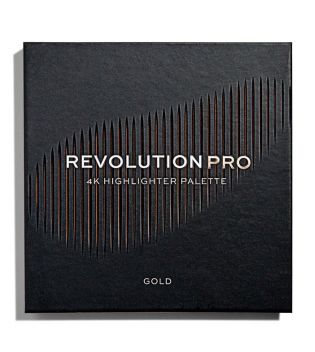 Revolution Pro - Highlighter Palette 4K - Gold