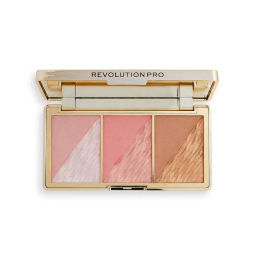 Revolution Pro - Palette viso Crystal Luxe  - Peach Royale
