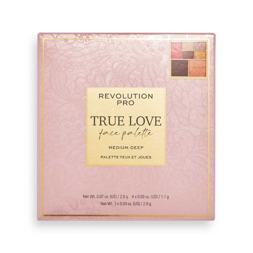 Revolution Pro - Palette viso True Love - Medium-Deep