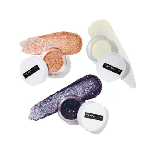 Revolution Relove - *Euphoric* -  Glitter sciolti iridescenti per tutti gli usi - Ice White