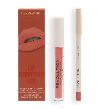 Revolution - Set labbra Lip Contour - Coral Babe