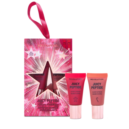 Revolution - Mini set regalo di balsamo per le labbra Juicy Peptide