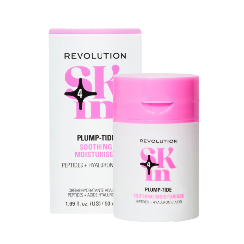 Revolution Skin - *Go Gentle* - Crema viso lenitiva con peptidi e acido ialuronico Plump-Tide