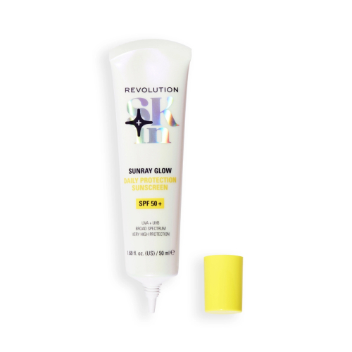 Revolution Skin - Protezione solare con vitamina C Sunray Glow Daily Blur SPF50+