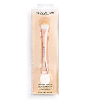 Revolution Skincare - Pennello per maschere a doppia punta Double Ended Masking Brush