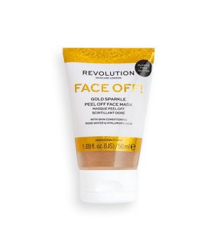 Revolution Skincare - Maschera viso Face Off! - Gold Glitter