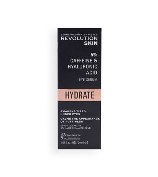 Revolution Skincare - Siero per il contorno occhi - 5% Caffeina + Acido Ialuronico