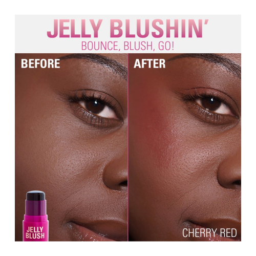 Revolution - Tinta gelatinosa per labbra e guance Jelly Blush - Cherry Red