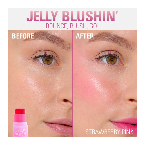 Revolution - Tinta gelatina per labbra e guance Jelly Blush - Strawberry Pink