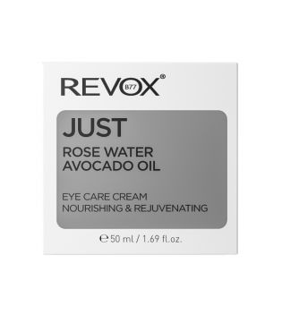 Revox - * Just * - Crema occhi all'acqua di rose e olio di avocado