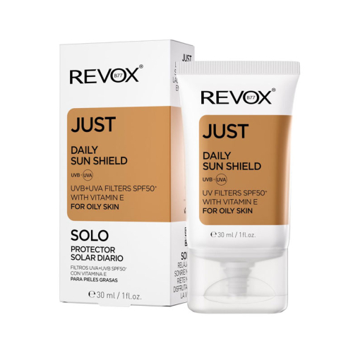 Revox - *Just* - Crema solare quotidiana SPF50+ con vitamina E per la pelle grassa