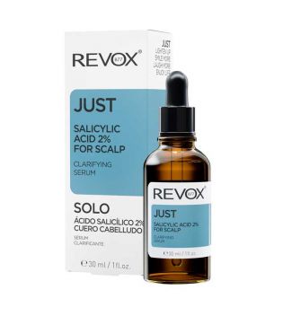 Revox - *Just* - Siero chiarificante del cuoio capelluto con acido salicilico al 2%.