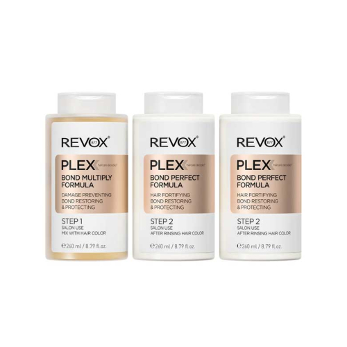 Revox - *Plex* - Set per il trattamento di ricostruzione dei capelli - Fase 1 e 2