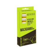 Revuele - Fiale per capelli brillanti e cura intensa Macadamia Oil - Capelli colorati