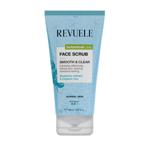 Revuele - *Botanical care* - Scrub viso Smooth and Clear - Estratto biologico di mirtillo e riso