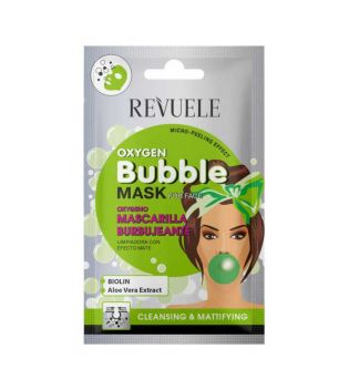 Revuele - Maschera viso Oxygen Bubble - Detergente e opacizzante