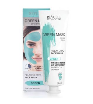 Revuele - Maschera viso verde Green Mask Cryo Effect
