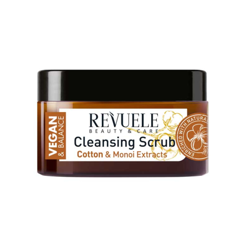 Revuele - *Vegan & Balance* - Scrub corpo detergente - Olio di cotone e monoi