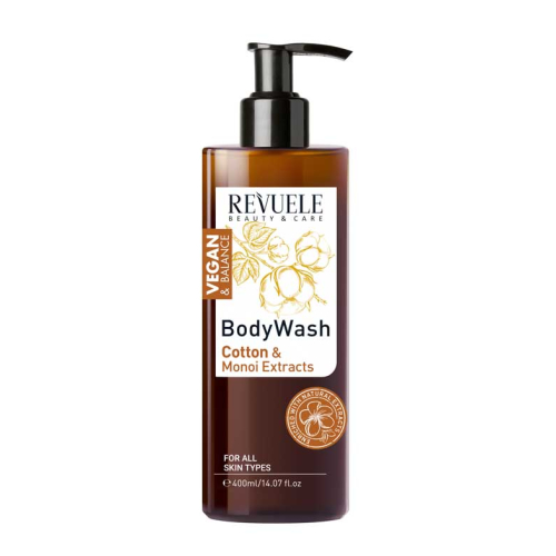 Revuele - *Vegan & Balance* - Gel da bagno - Olio di cotone e monoi