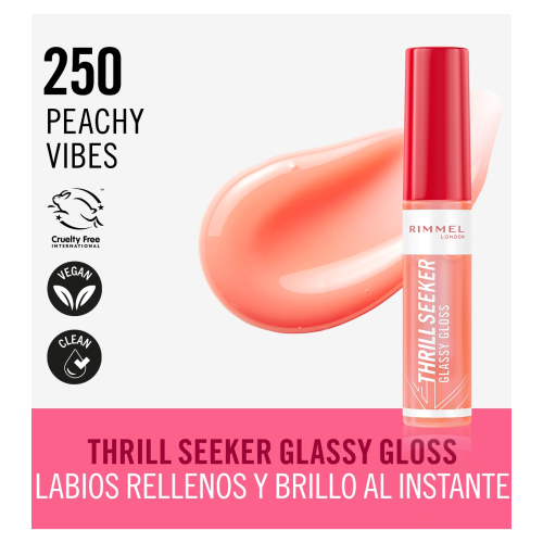 Rimmel London - Lucidalabbra Thrill Seeker - 250: Peach Vibes