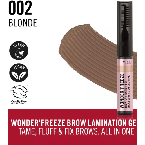 Rimmel London - Gel fissante per sopracciglia Wonder´ Freeze - 002: Blonde