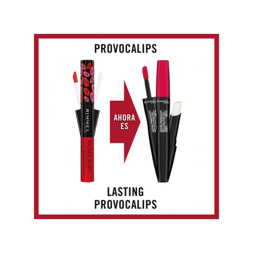 Rimmel London - Rossetto liquido Provocalips a lunga durata -500: Kiss The Town Red