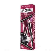 Rimmel London - Set labbra Lip Combo 3 in 1 Provocalips + Lasting Finish - Ruby Goals