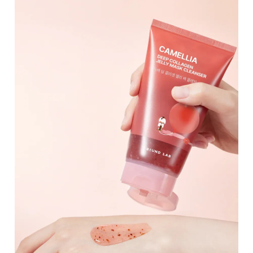 Round Lab - *Camellia* - Detergente viso Deep Collagen Jelly