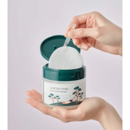 Round Lab - Tonico esfoliante idratante e idratante con dischetti di pino e CICA - Pelle sensibile