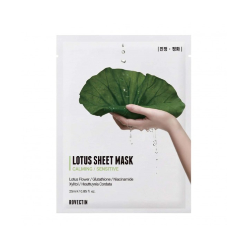 Rovectin - *Calming/sensitive* - Maschera viso calmante Lotus Sheet Mask