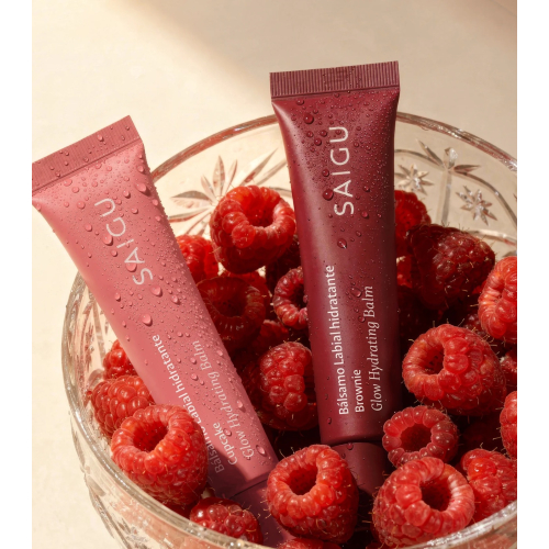 Saigu Cosmetics - Balsamo labbra idratante con effetto lucido - Brownie