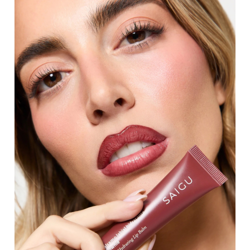 Saigu Cosmetics - Balsamo labbra idratante con effetto lucido - Brownie