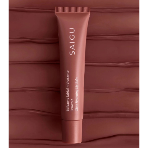 Saigu Cosmetics - Balsamo labbra idratante con effetto lucido - Brownie