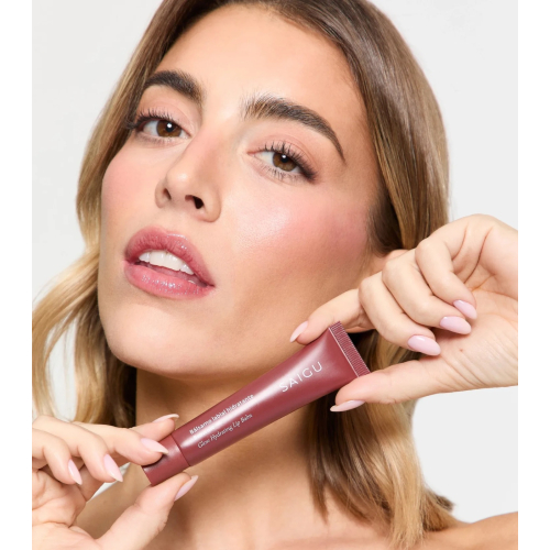 Saigu Cosmetics - Balsamo labbra idratante con effetto lucido - Brownie
