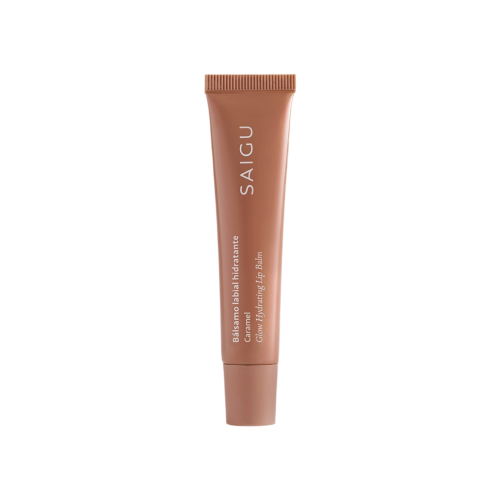 Saigu Cosmetics - Balsamo labbra idratante con effetto lucido - Caramel
