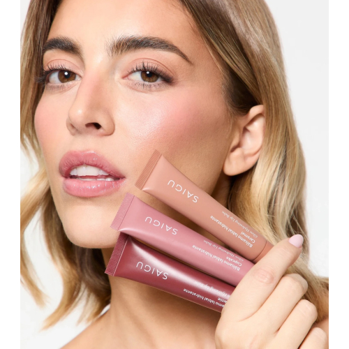 Saigu Cosmetics - Balsamo labbra idratante con effetto lucido - Caramel