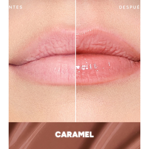 Saigu Cosmetics - Balsamo labbra idratante con effetto lucido - Caramel