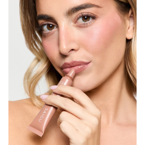 Saigu Cosmetics - Balsamo labbra idratante con effetto lucido - Caramel