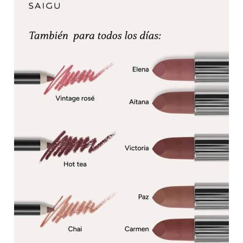 Saigu Cosmetics - Rossetto Velvet - Aitana