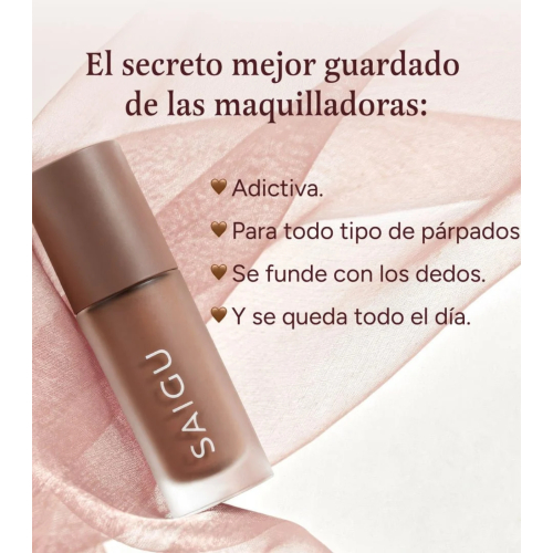 Saigu Cosmetics - *Golden Plum* - Ombretto liquido One Touch - Ash