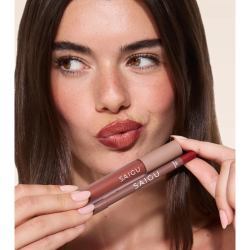 Saigu Cosmetics - Matita labbra setosa - Garnet Red