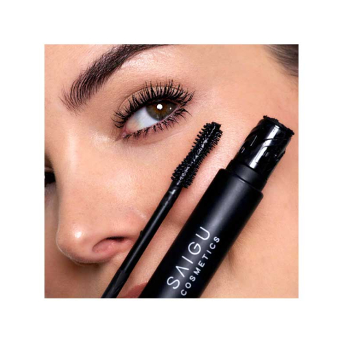Saigu Cosmetics - Mascara per occhi sensibili Click & Long - Eclipse