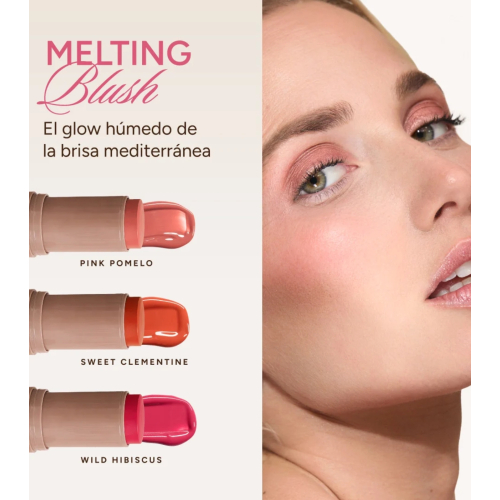 Saigu Cosmetics - *Mediterranean Glow* - Blush stick Melting Blush - Sweet Clementine