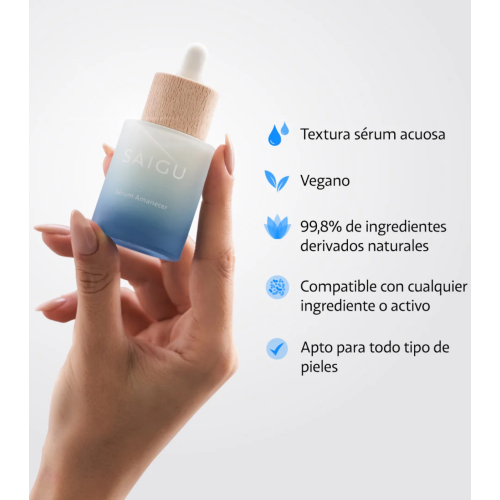 Saigu Cosmetics - Siero antistress e rivitalizzante Amanecer