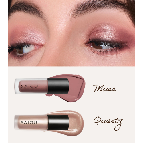 Saigu Cosmetics - Ombretto liquido One Touch Matte - Muse