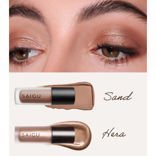 Saigu Cosmetics - Ombretto liquido One Touch Matte - Sand