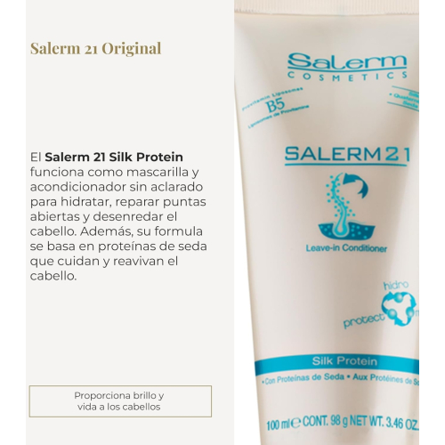 Salerm - *Salerm 21* - Balsamo Leave-in Silk Protein - 100ml